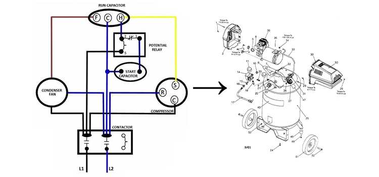 air compressor wiring diagram