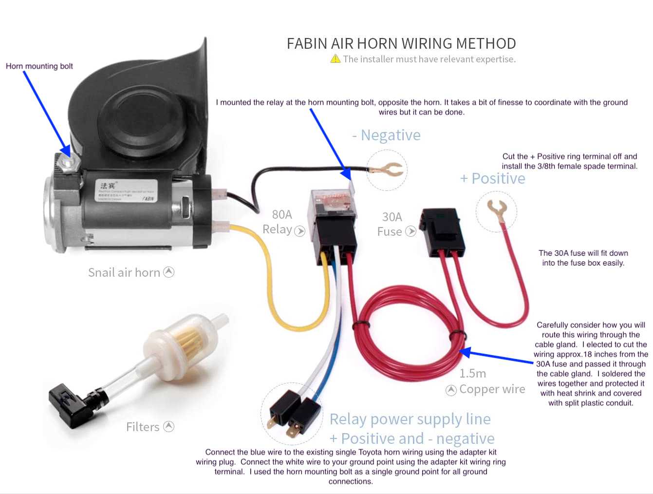 air horn wiring diagram