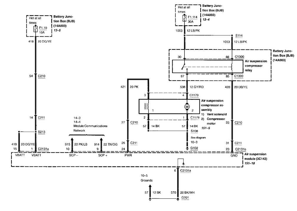 air ride suspension wiring diagram