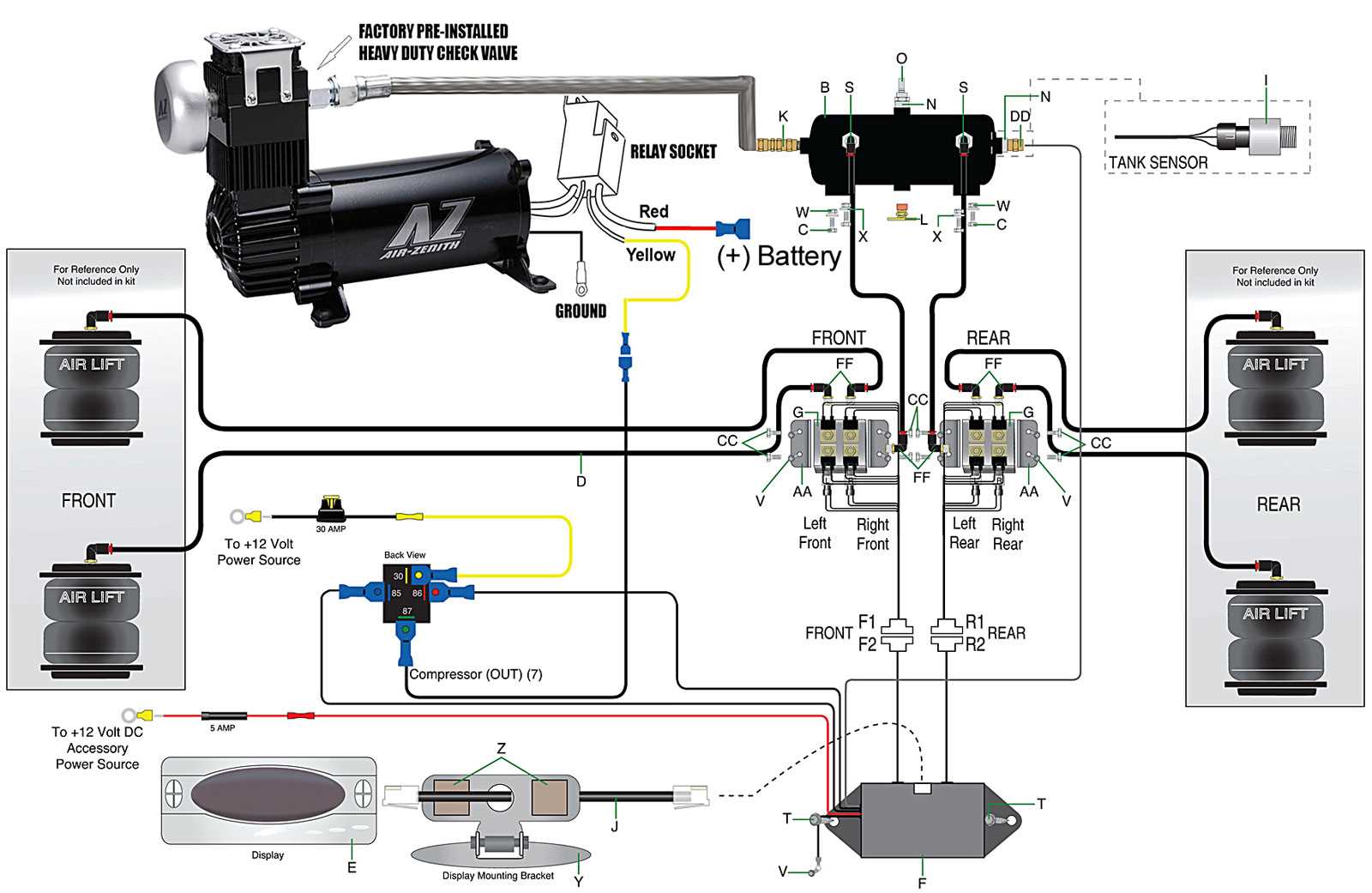 air suspension wiring diagram