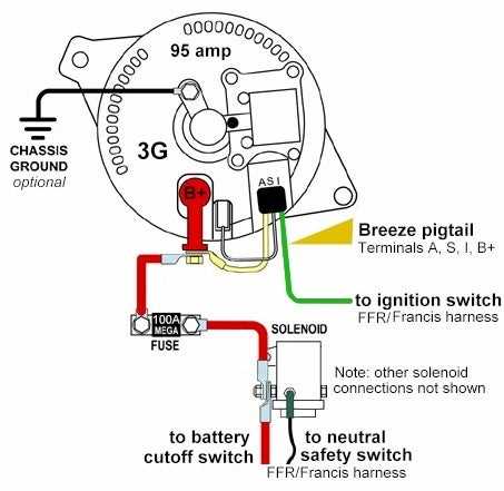 alternator wiring diagram 3 wire