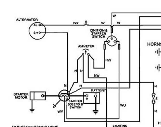 ammeter wiring diagram