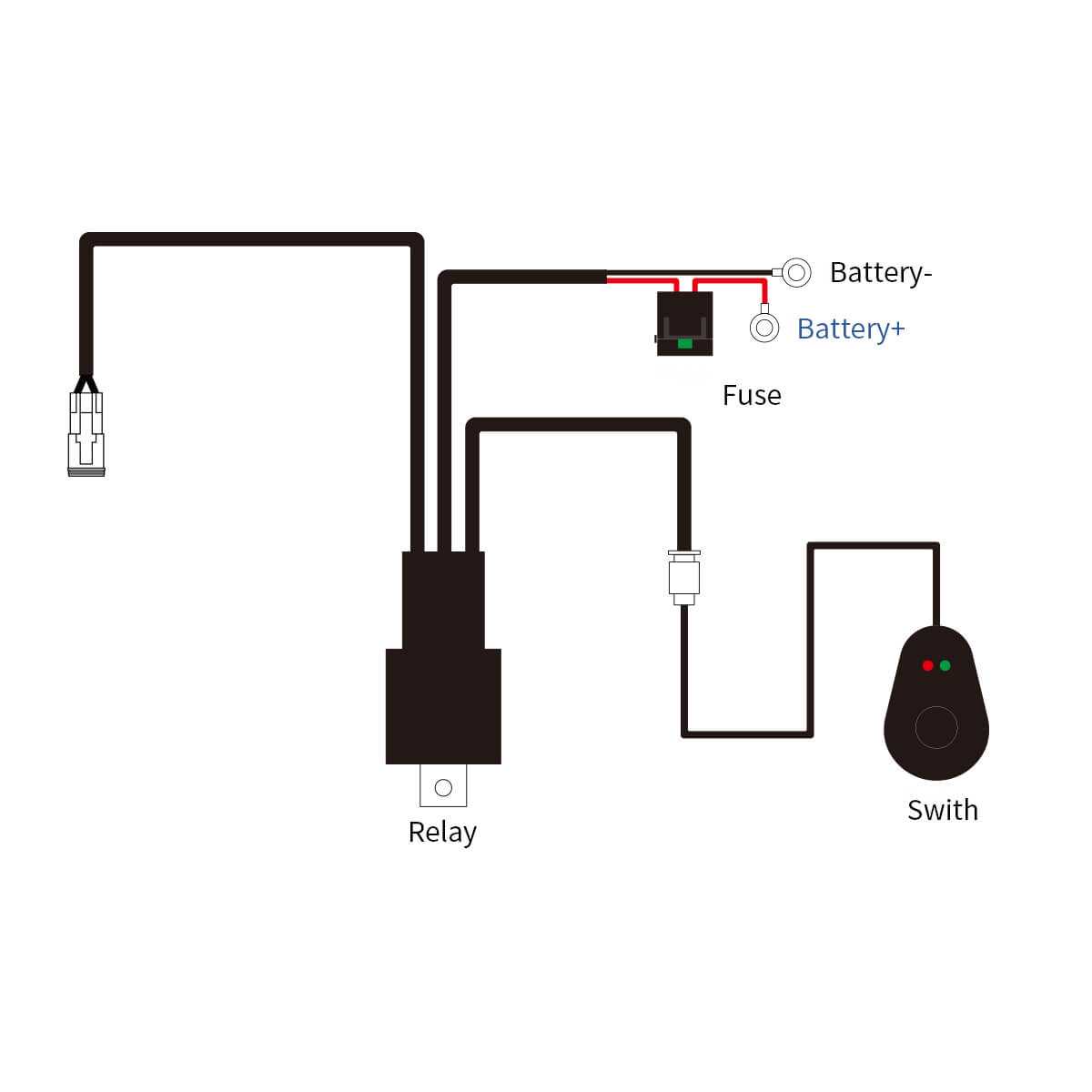 light bar wiring harness diagram