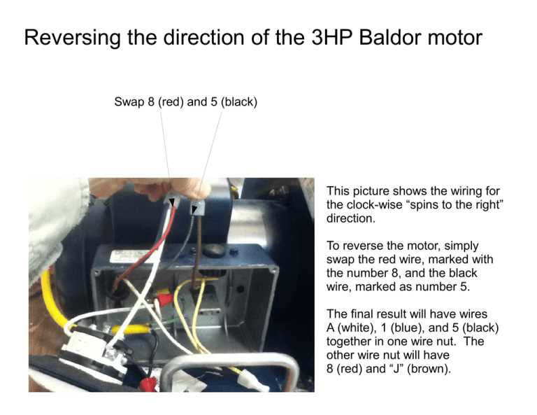 baldor motors wiring diagram