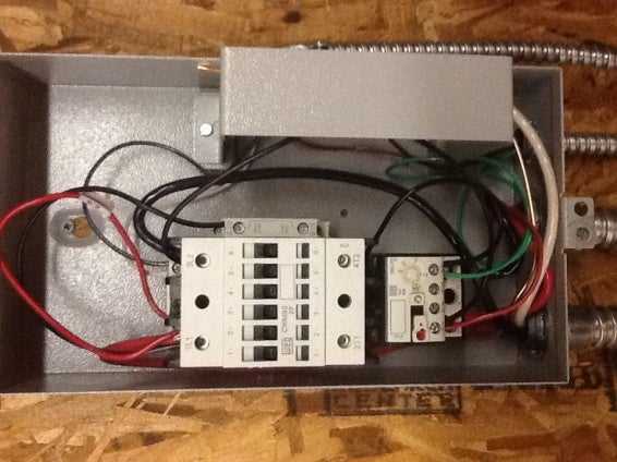 air compressor magnetic starter wiring diagram