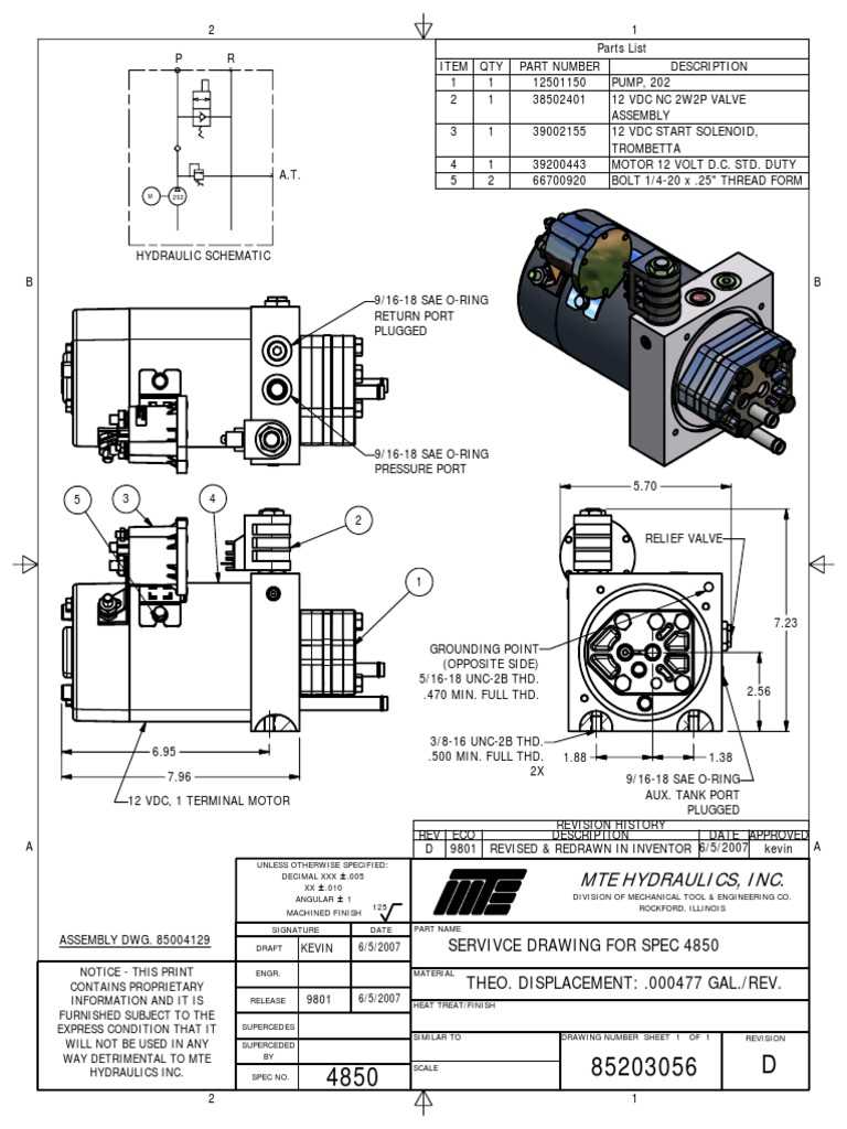 hydraulic pump solenoid wiring diagram