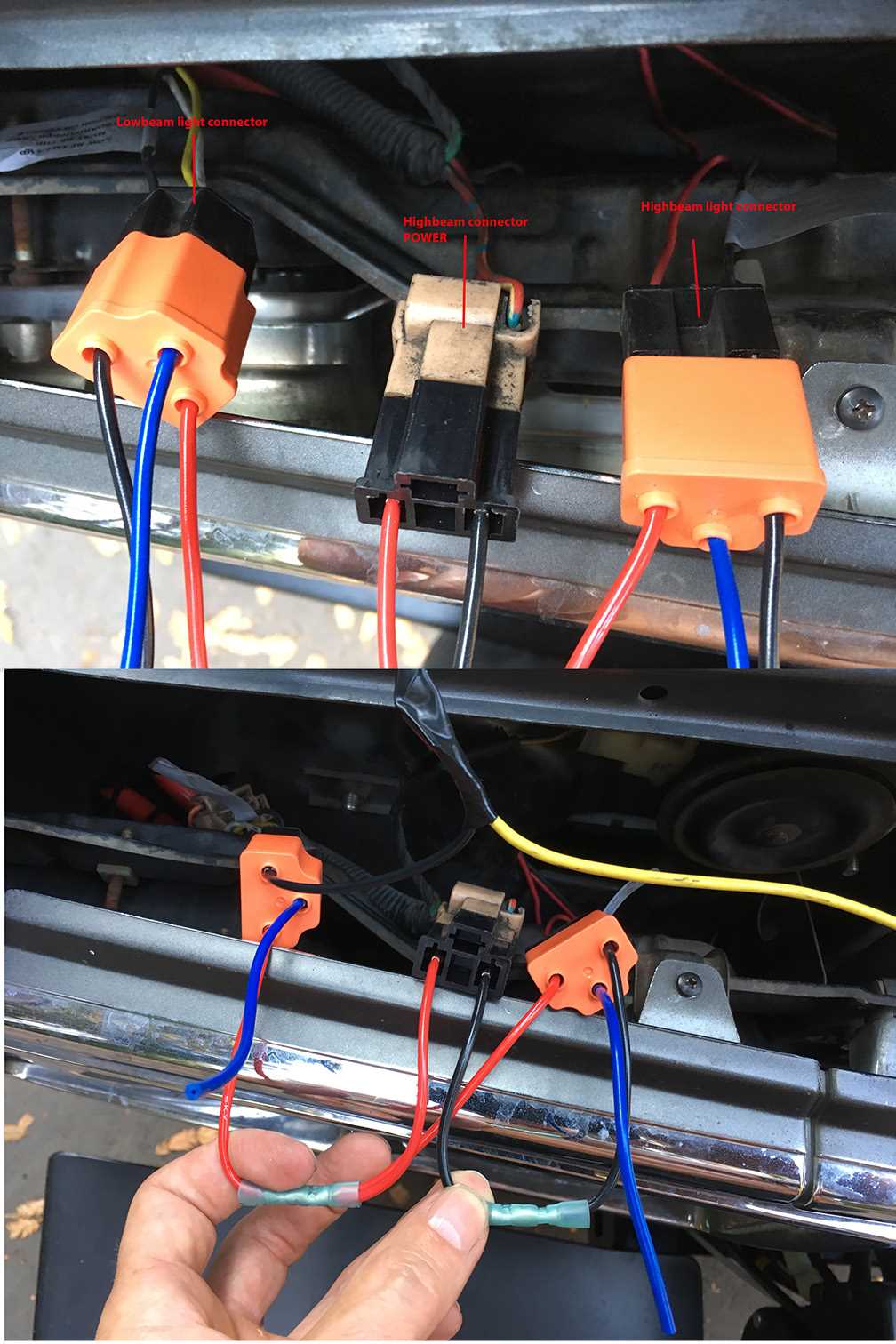 led headlight resistor wiring diagram