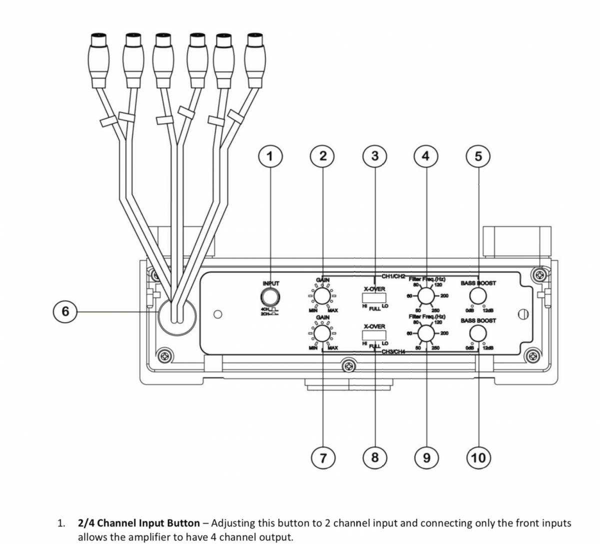 boat amplifier wiring diagram