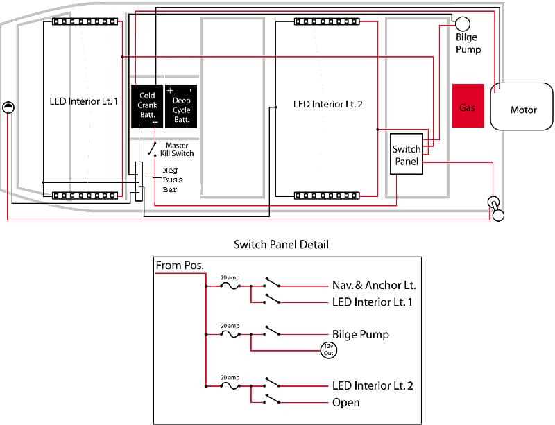 boat light wiring diagram