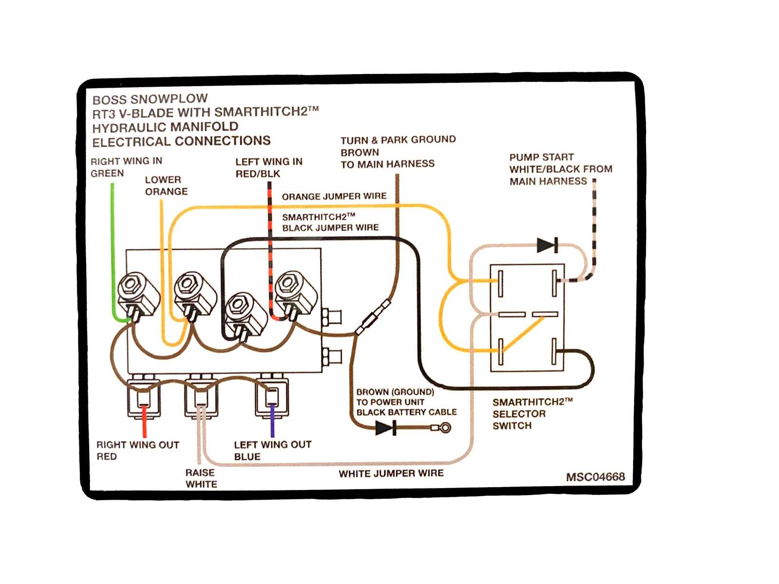 boss wiring harness diagram