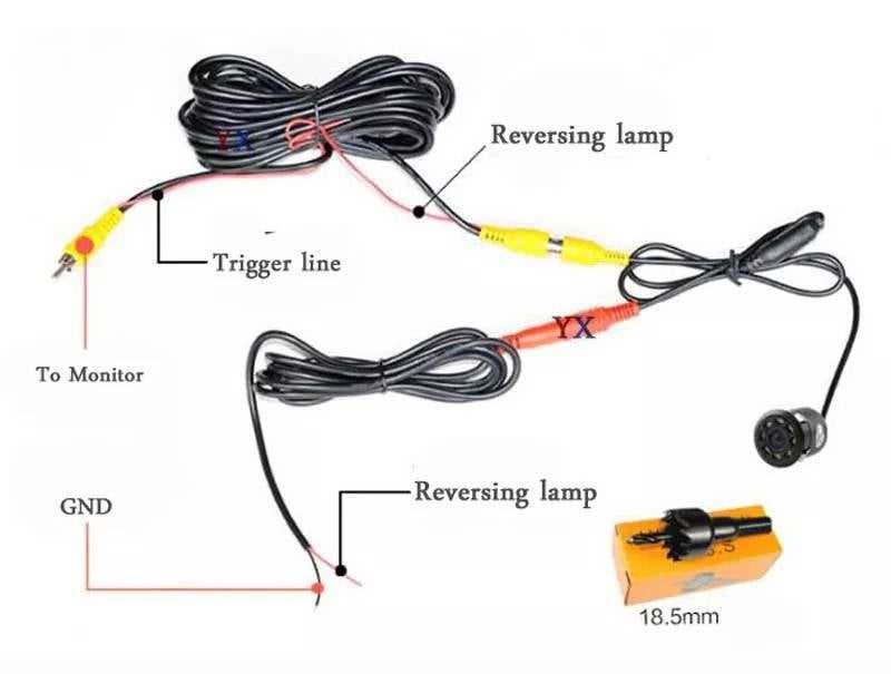 wiring diagram for rear view camera