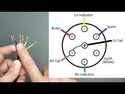 wiring diagram for round trailer plug