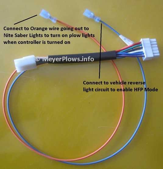 wiring diagram for meyers snow plow