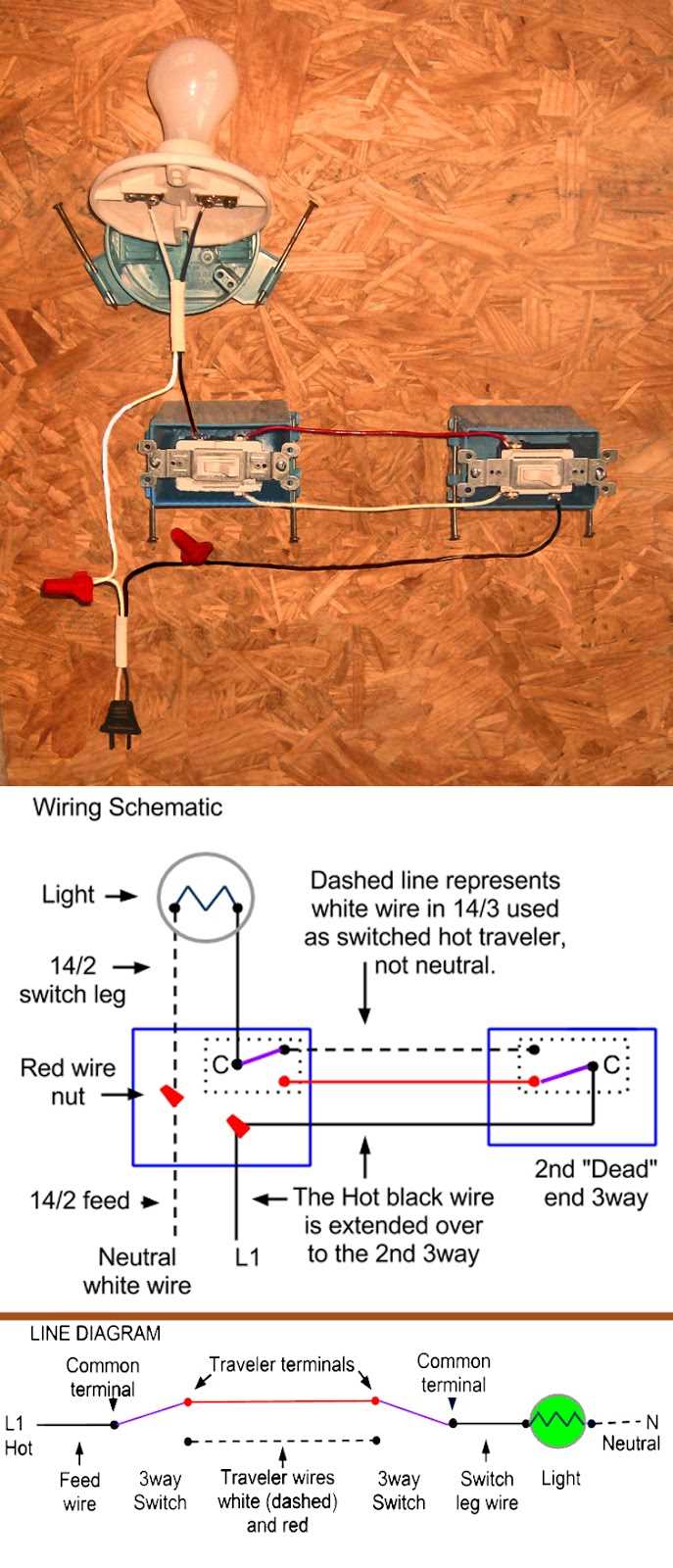 california 3 way wiring diagram