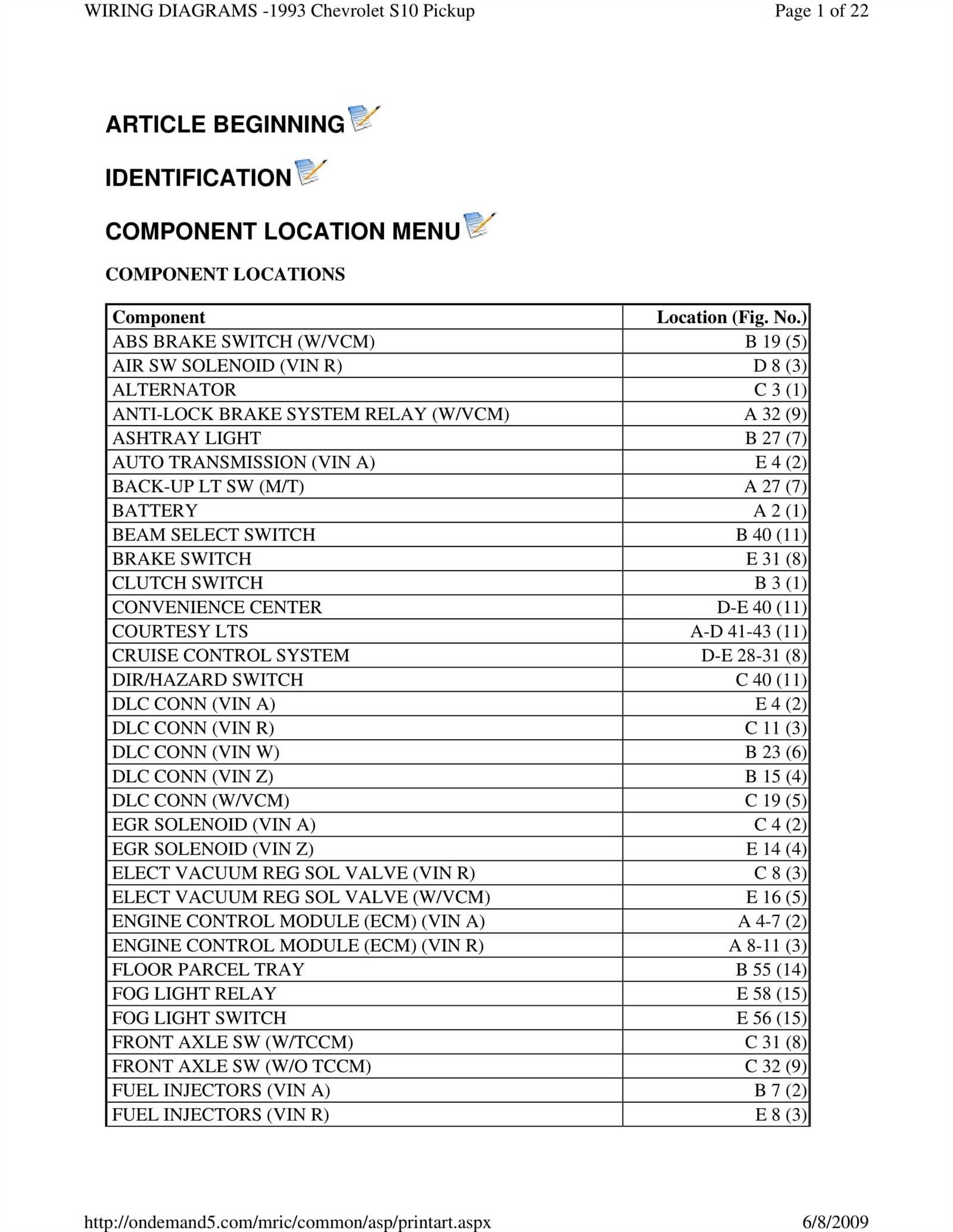 chevrolet wiring diagram