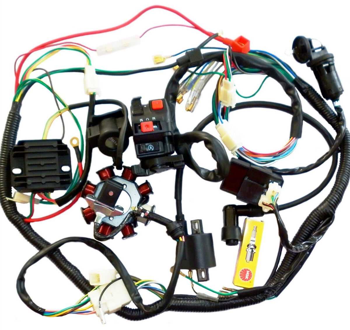 chinese atv wiring harness diagram