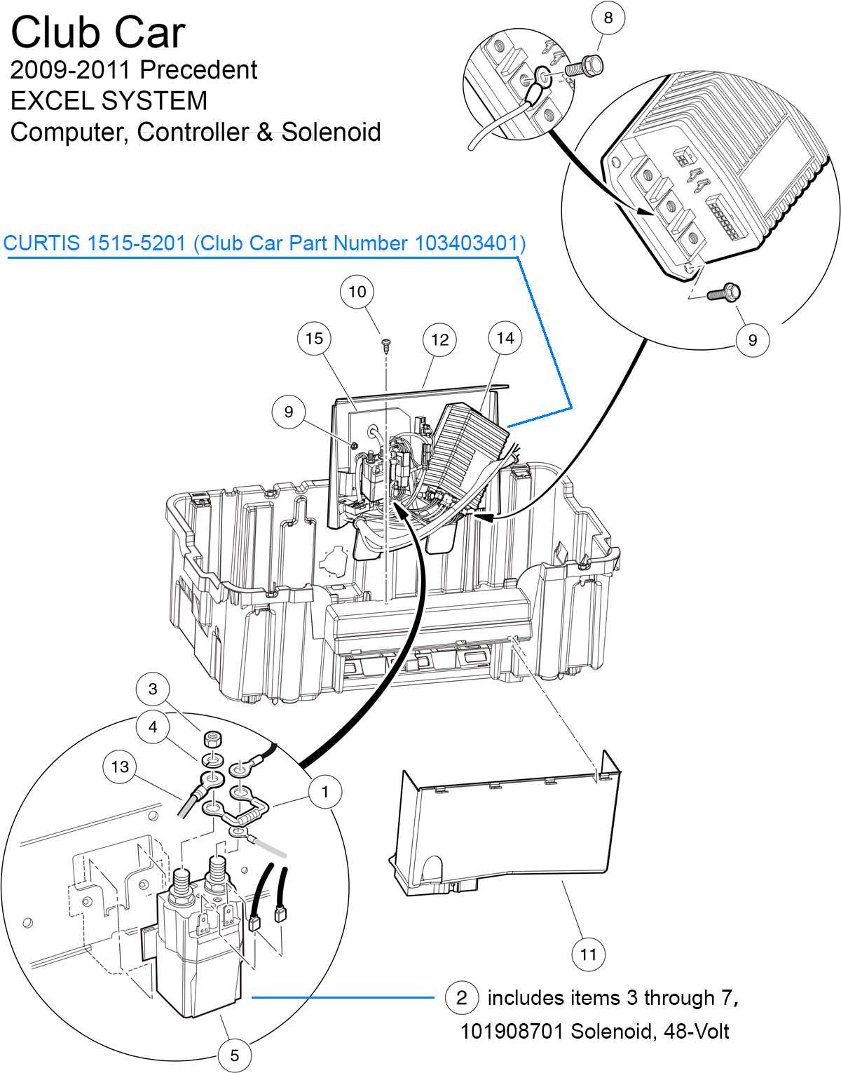 club car precedent 48 volt wiring diagram