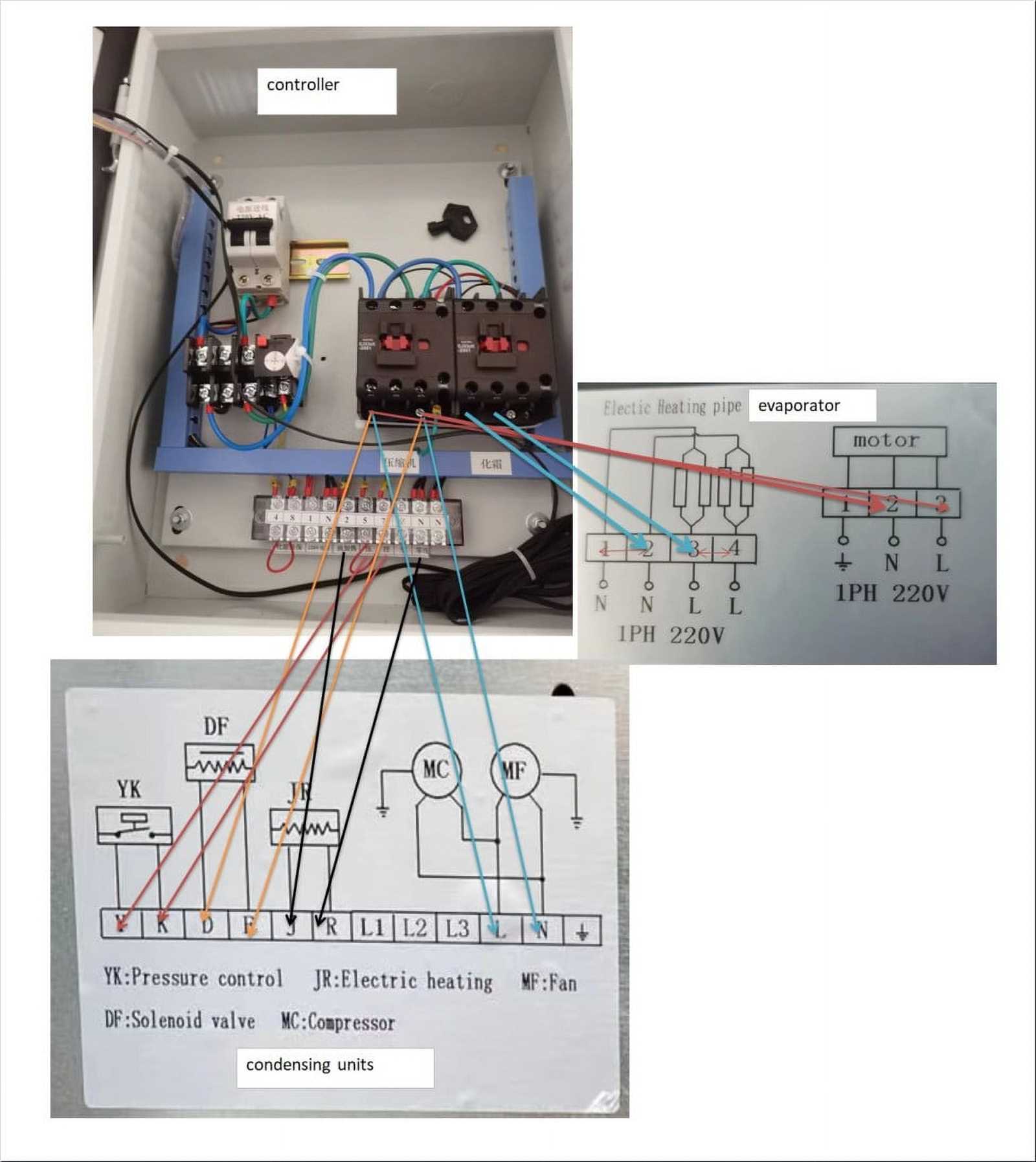 commercial walk in freezer wiring diagram