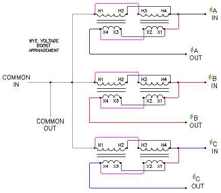 buck and boost transformer wiring diagram