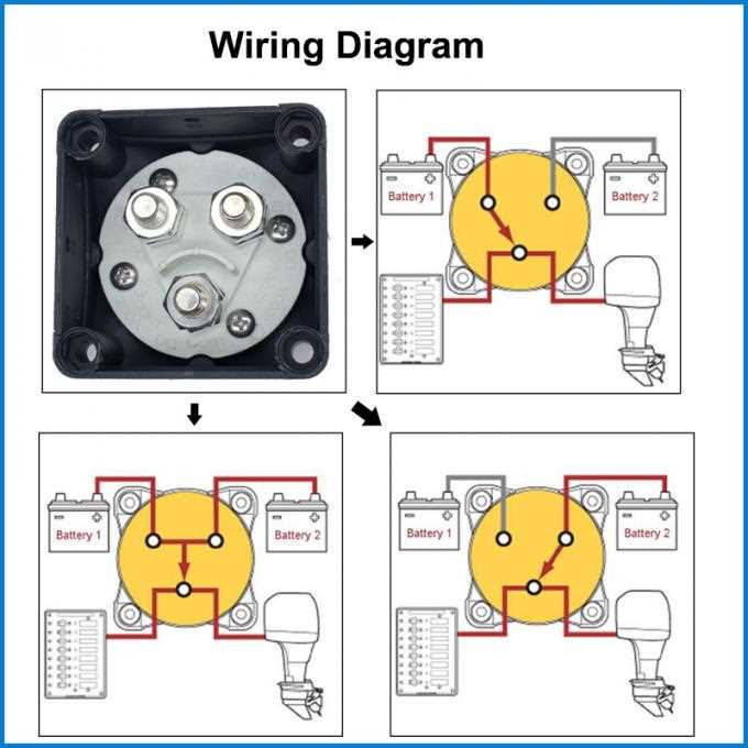 battery switch wiring diagram marine