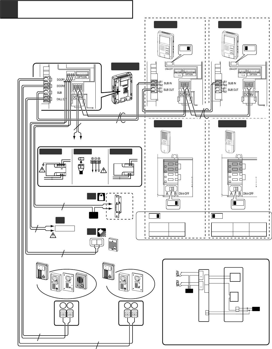 intercom system wiring diagram