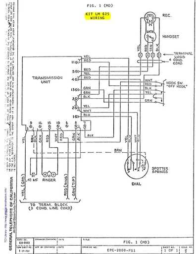 telephone wiring diagrams