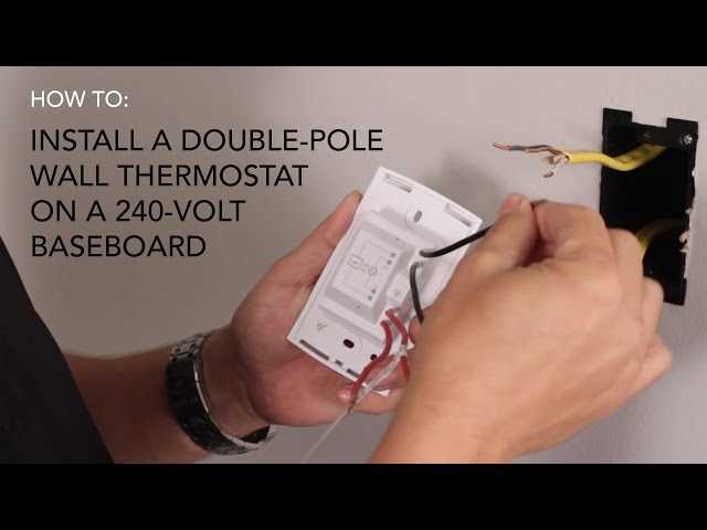 4 wire baseboard thermostat wiring diagram