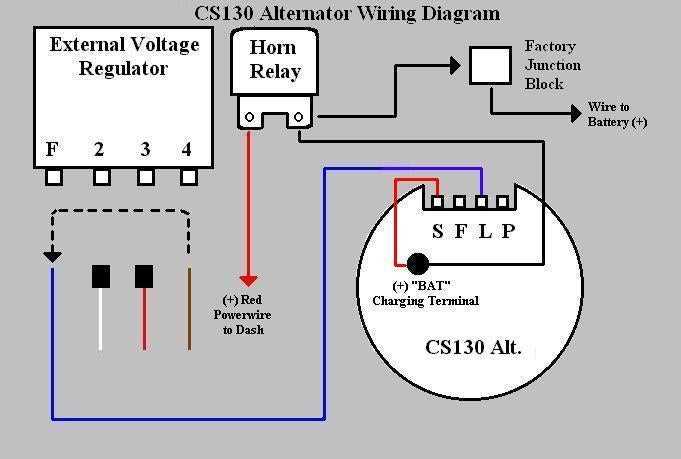 delco 4 wire alternator wiring diagram