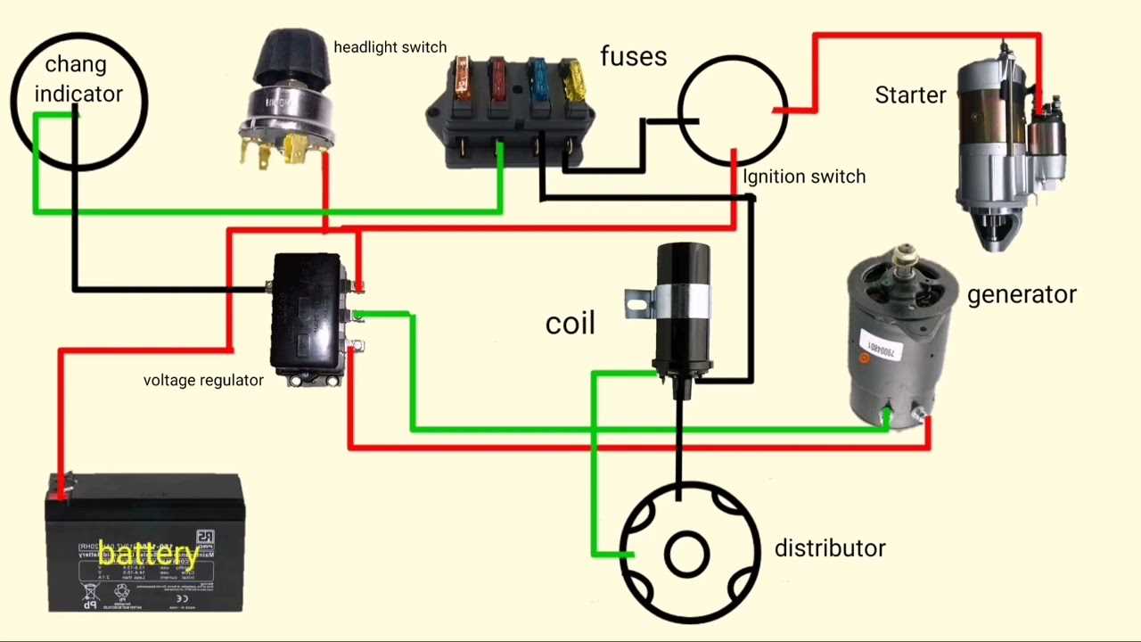 diesel tractor ignition switch wiring diagram