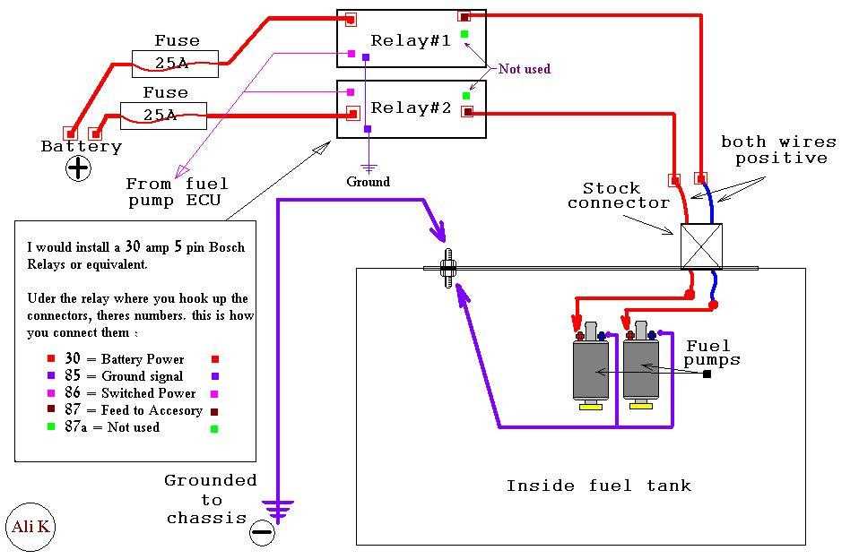 precision fuel pump wiring diagram