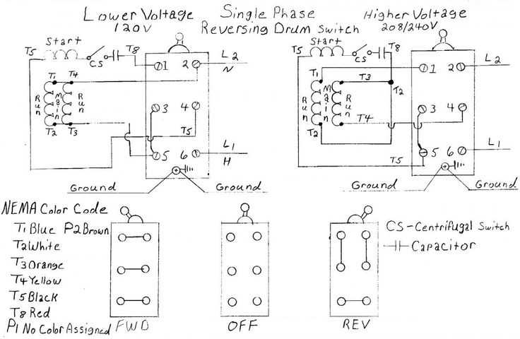 drum switch wiring diagram