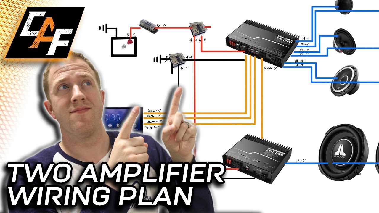 dual amplifier wiring diagram