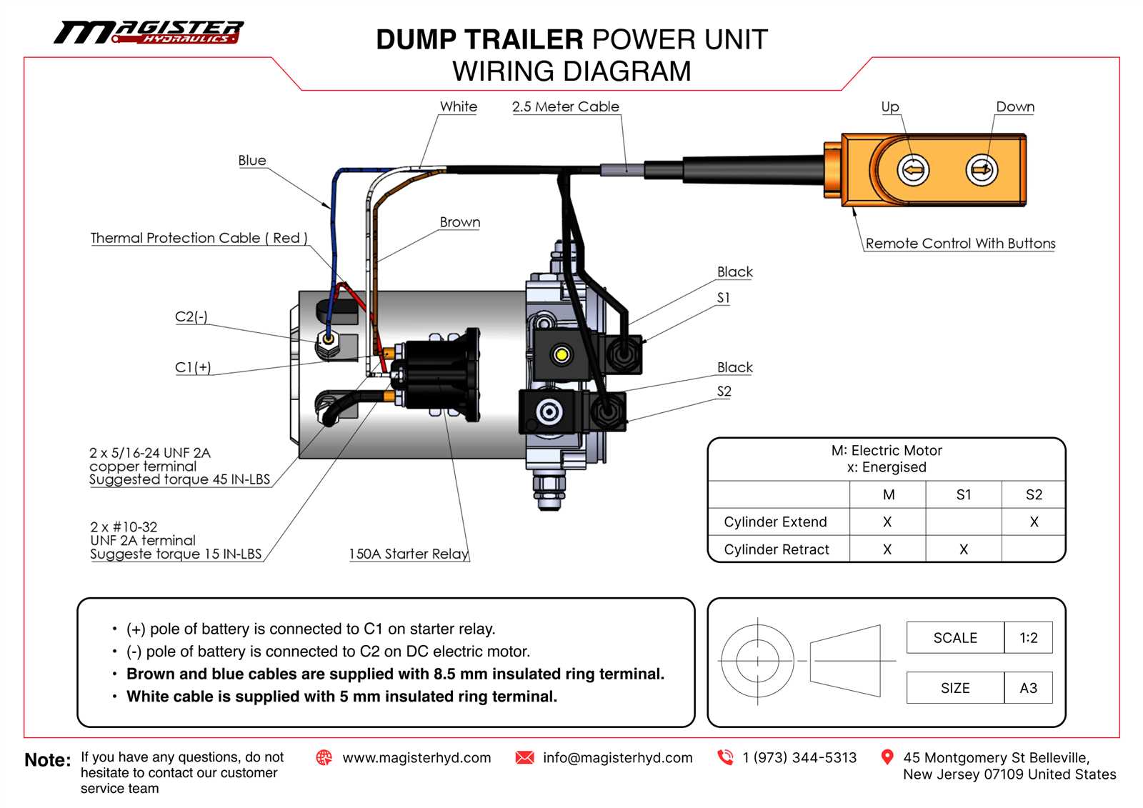 dump trailer solenoid wiring diagram