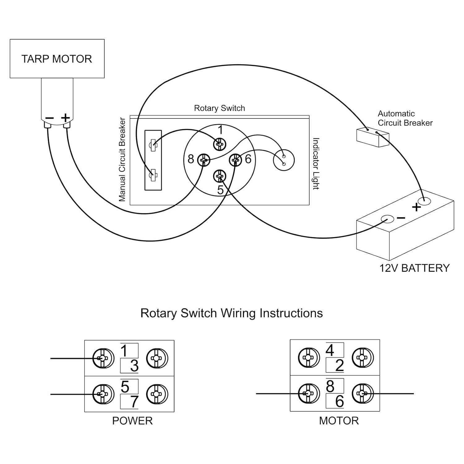 dump truck tarp switch wiring diagram