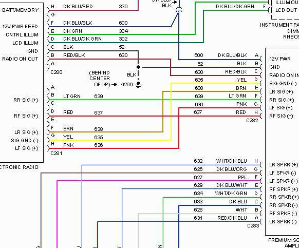 1993 ford ranger stereo wiring diagram