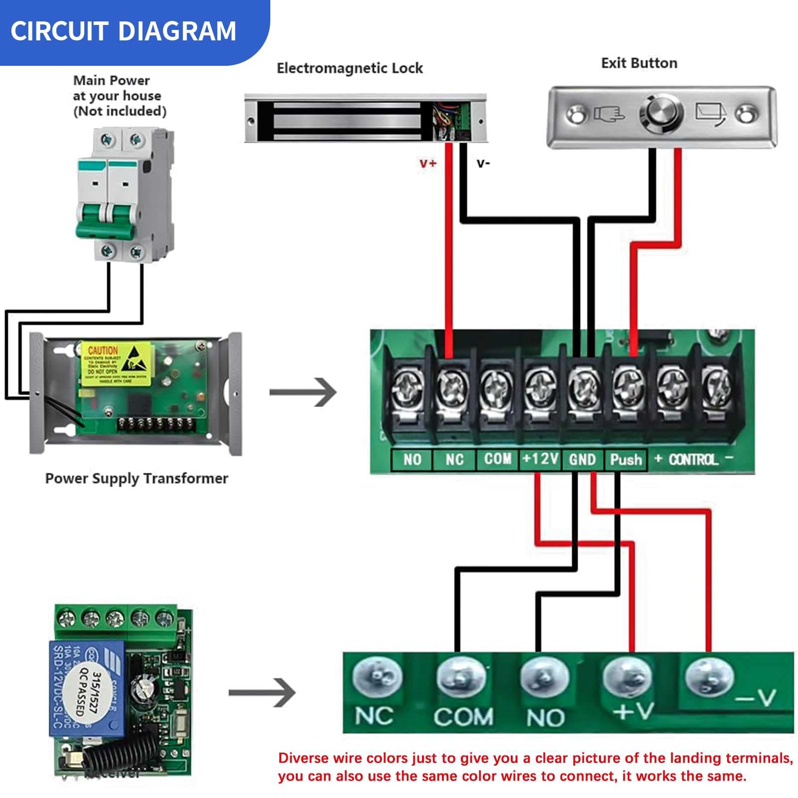 mag lock wiring diagram