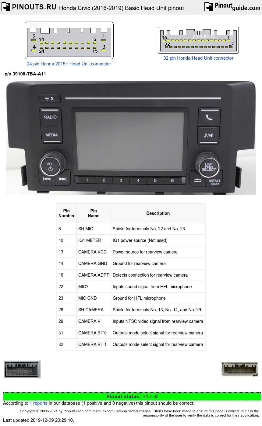 2000 honda civic car stereo radio wiring diagram