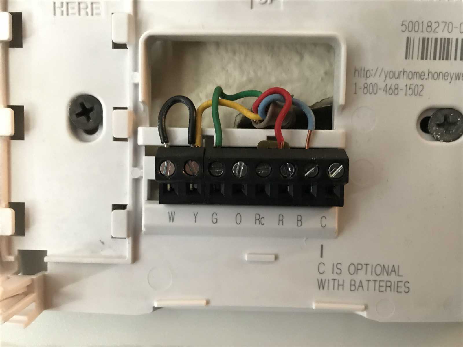 honeywell thermostat wiring diagram th3210d1004