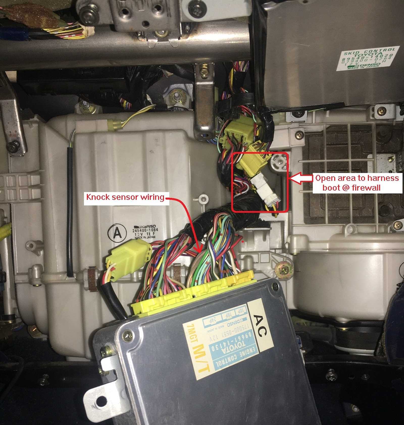 knock sensor wiring diagram