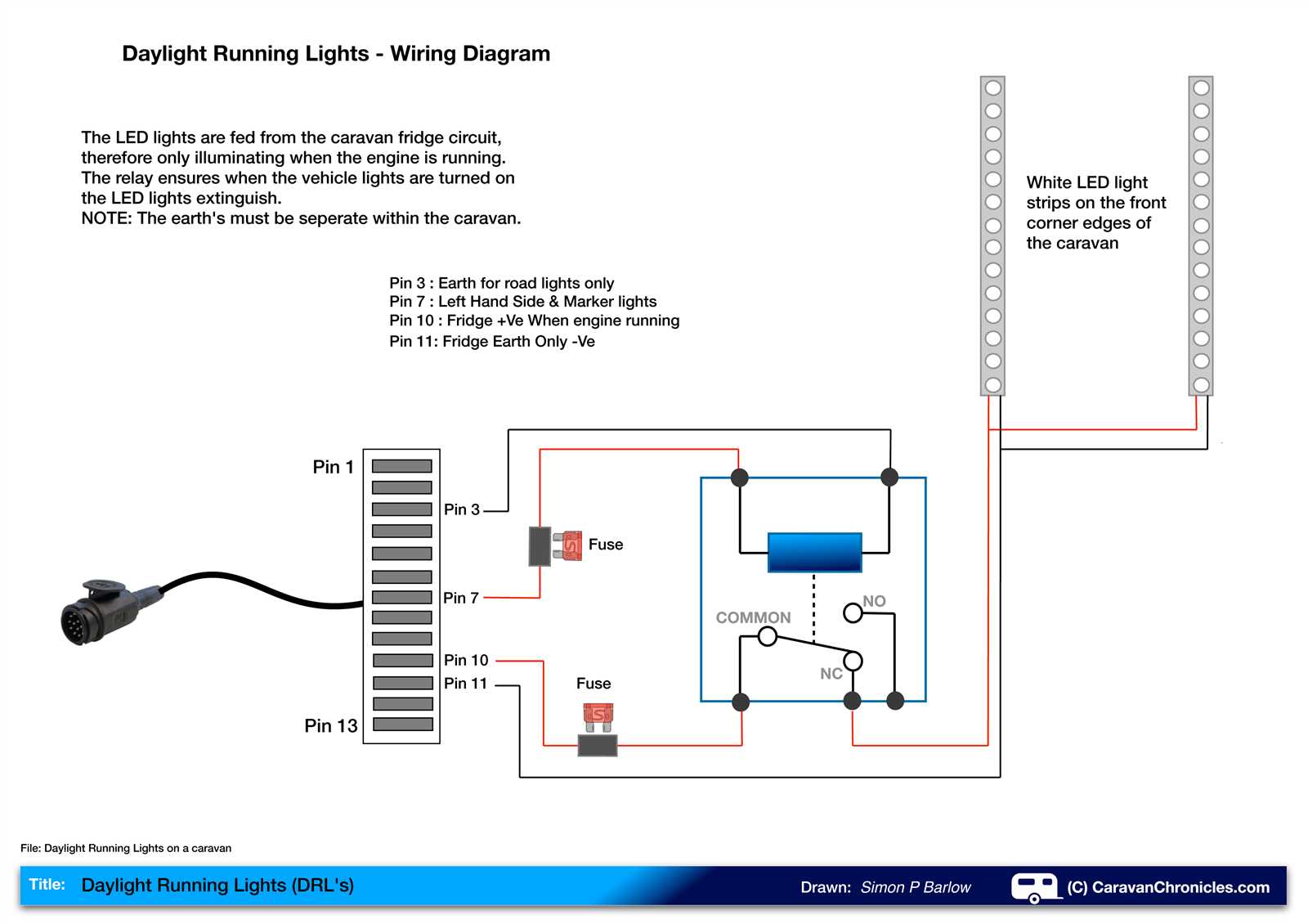 daylight running lights wiring diagram