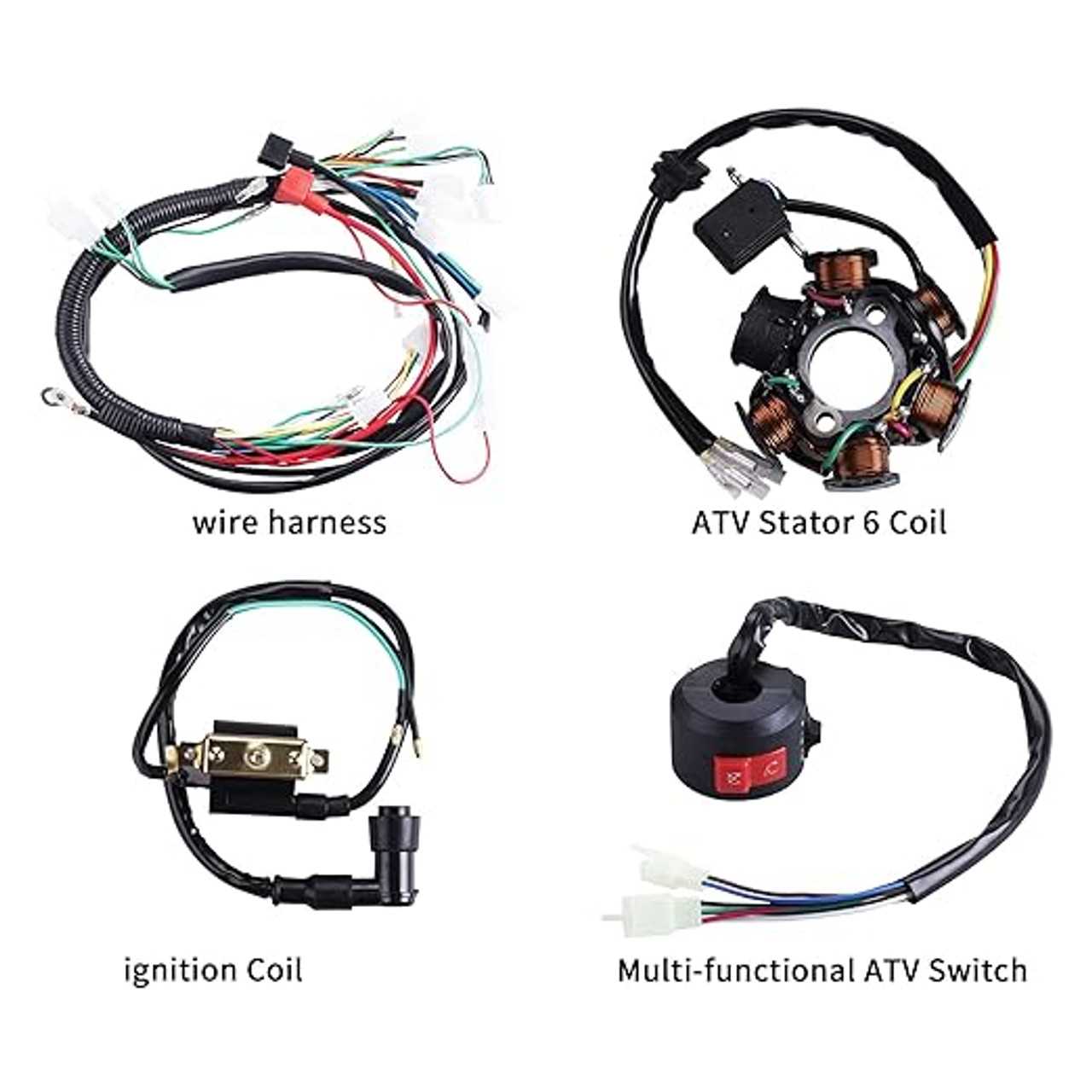 electric start 250cc wiring diagram