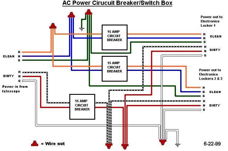 electrical box wiring diagram