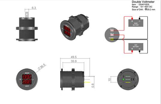 12v voltmeter wiring diagram