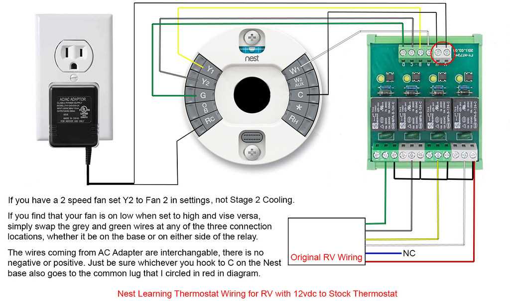 rv thermostat wiring diagram