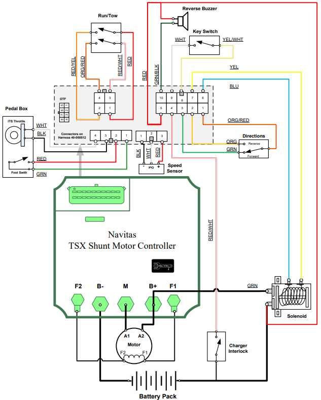 ezgo speed controller wiring diagram