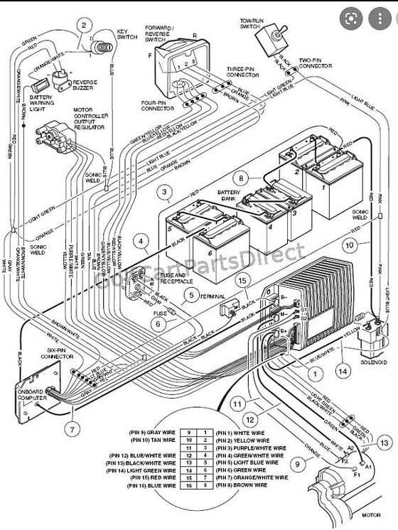 ezgo speed controller wiring diagram