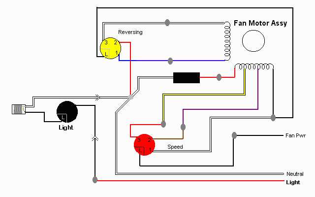 fan motor wiring diagram