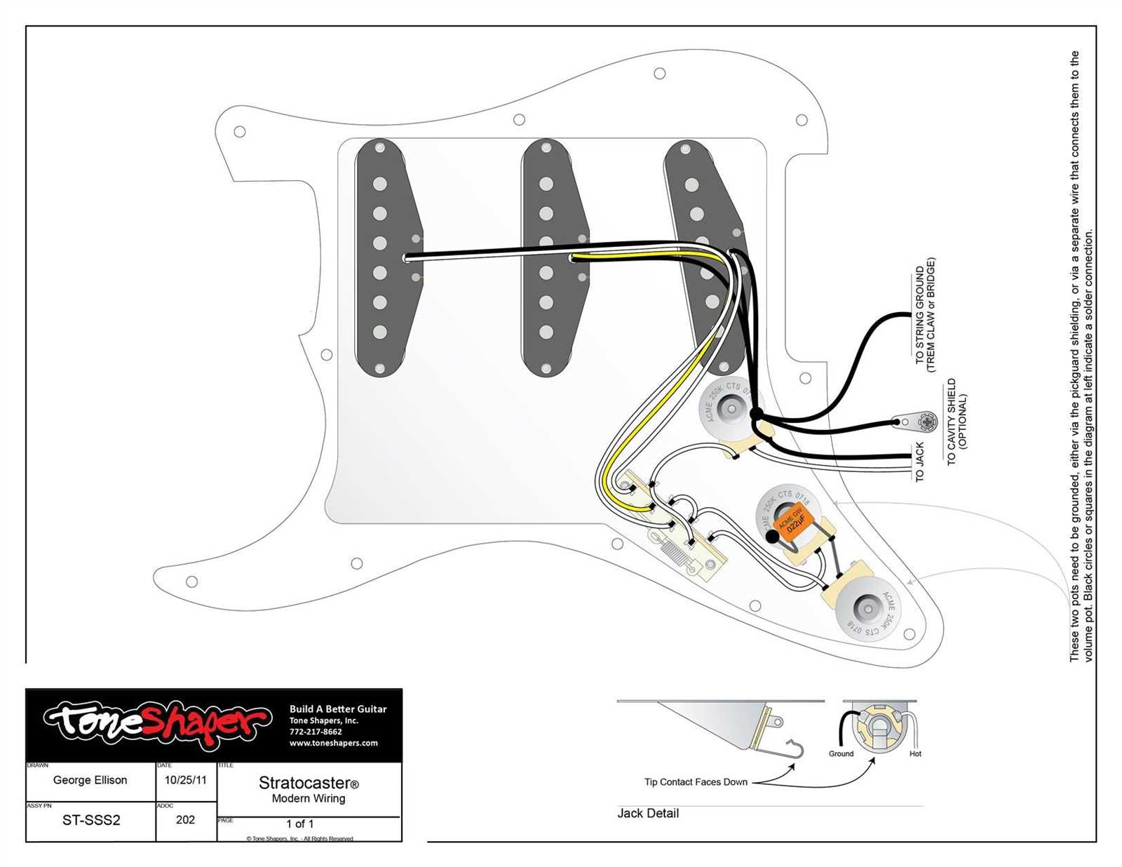 fender wiring diagrams strat