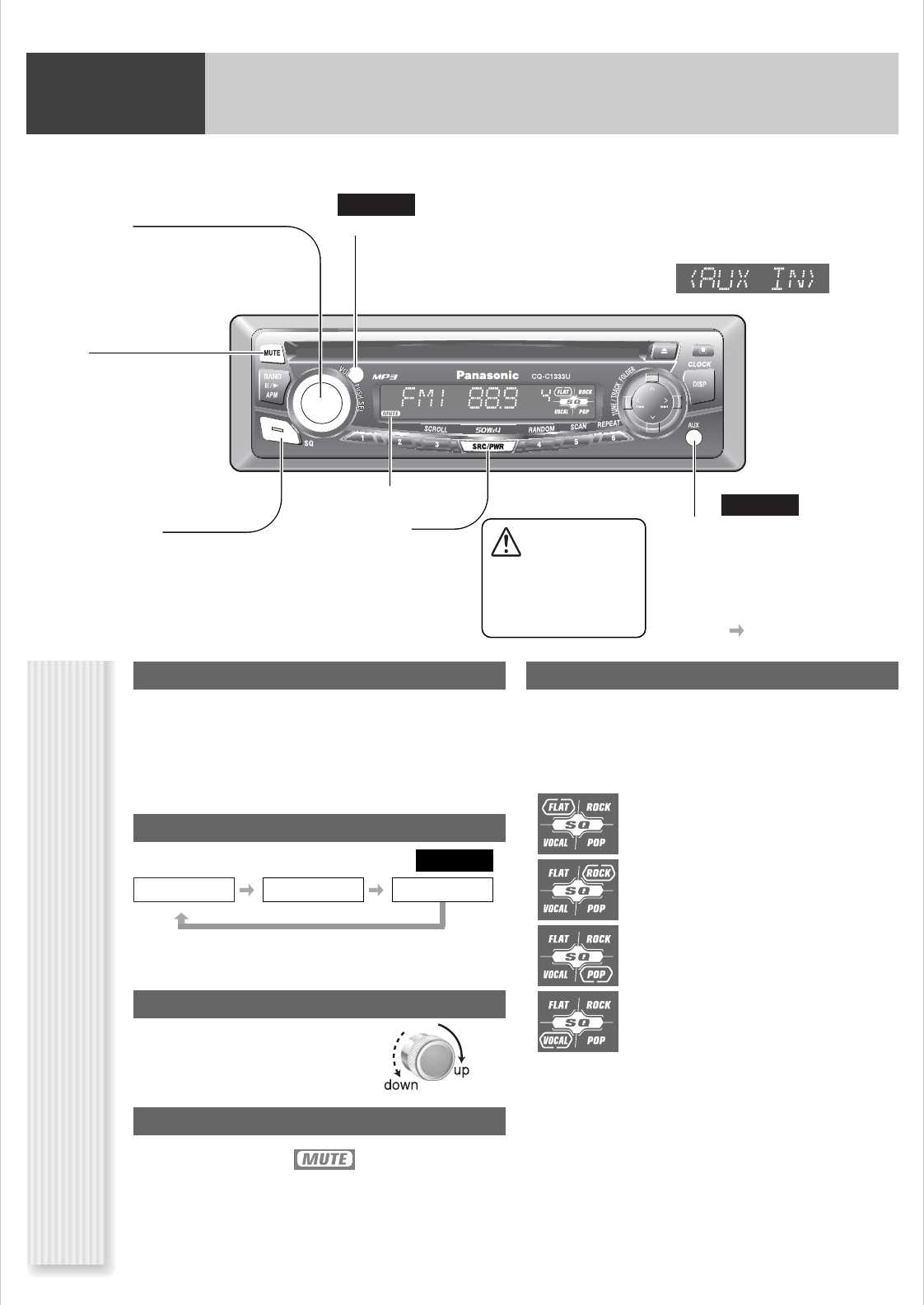 panasonic car radio wiring diagram