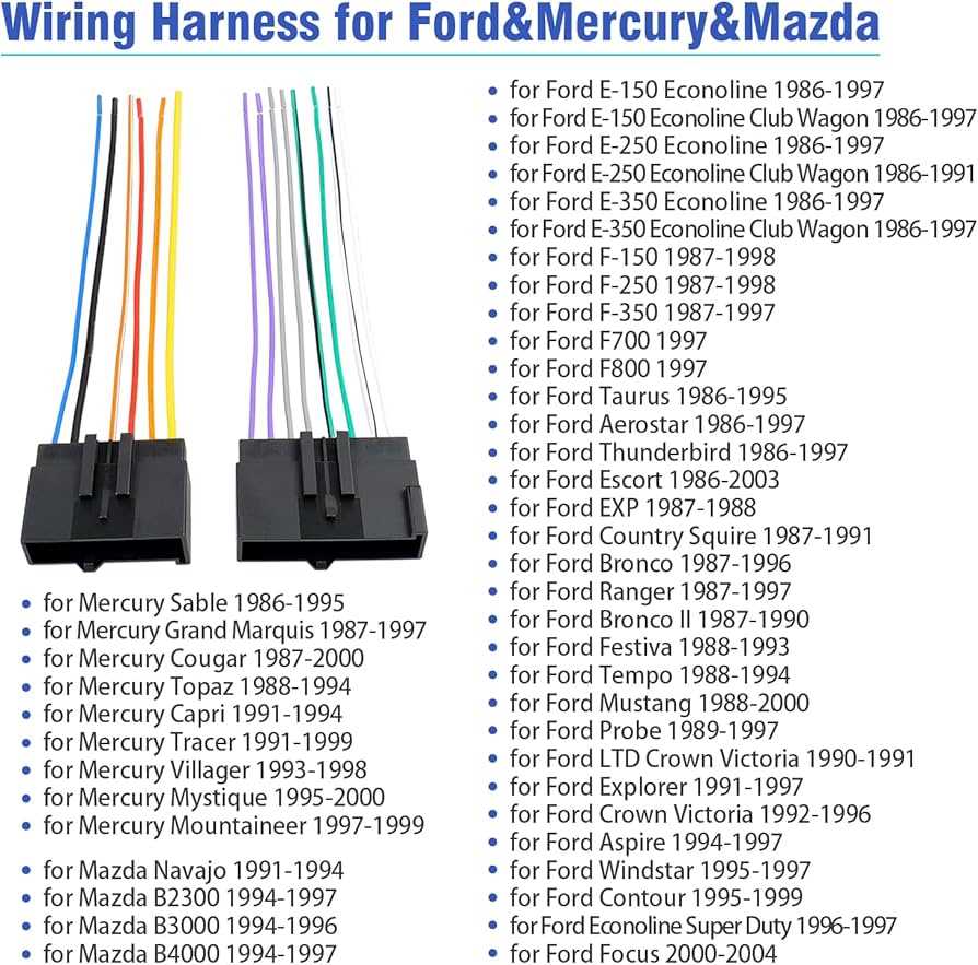 1998 ford ranger radio wiring diagram